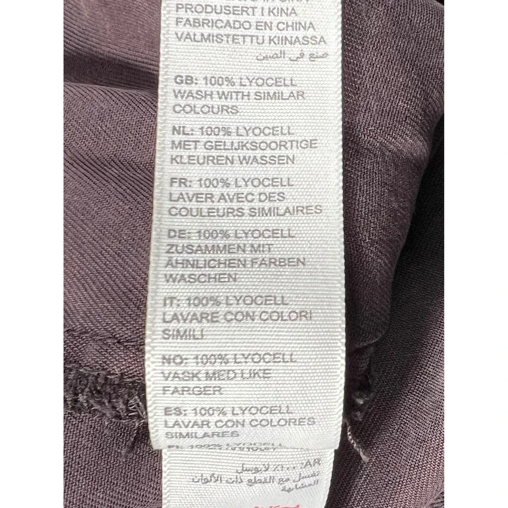 FatFace Lyme Lyocell Jogger Pants Size 10 Brown Boho Casual Lounge Buttery Soft - Picture 7 of 8